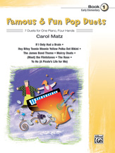 Famous and Fun Pop Duets piano sheet music cover